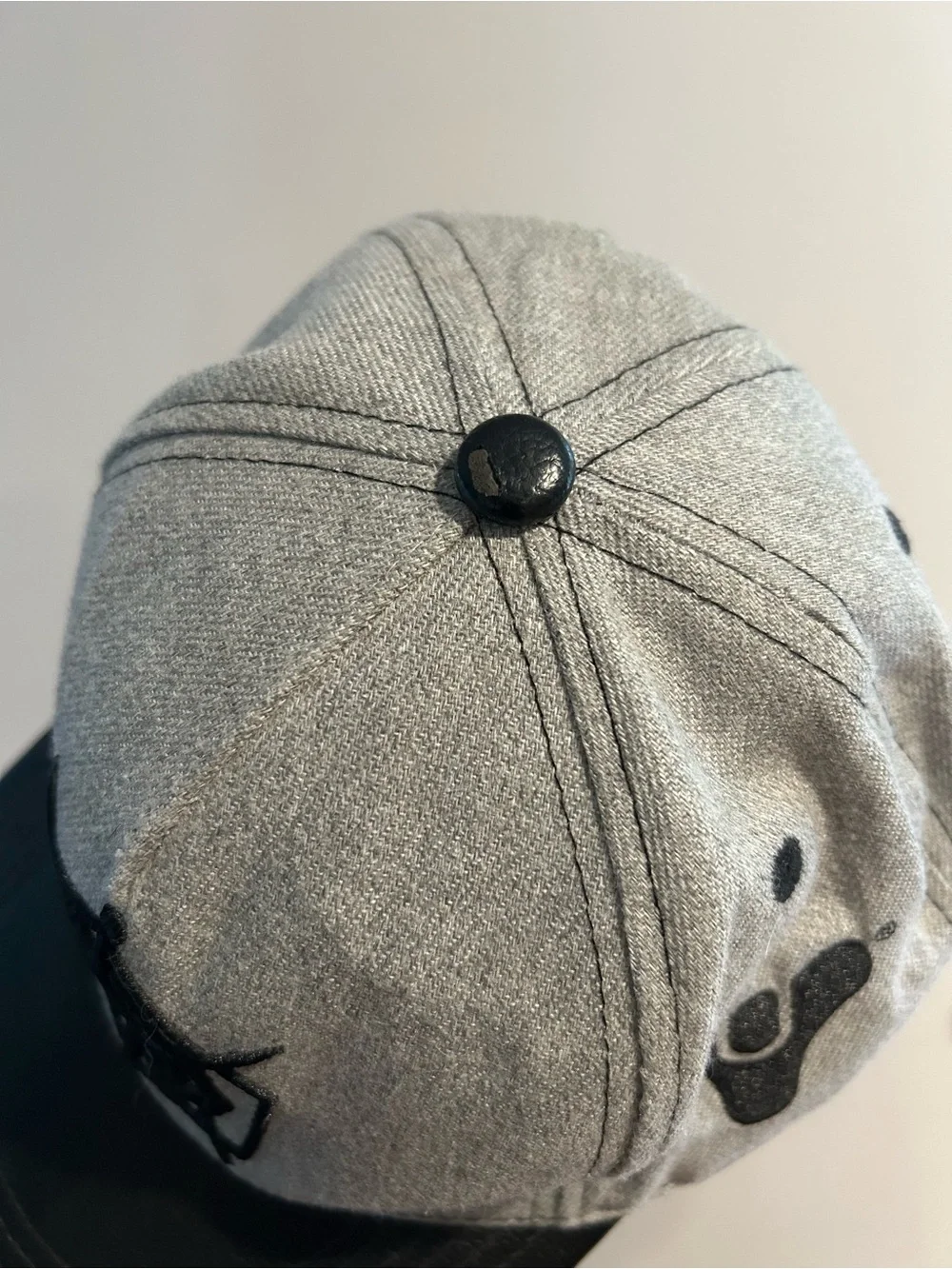 Destiny Video Game Hat Cap Bungie Logo Skull Sword Gray Black Snapback Adult